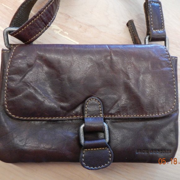 Jack Georges Handbags - Jack Georges Leather Cross Body Bag